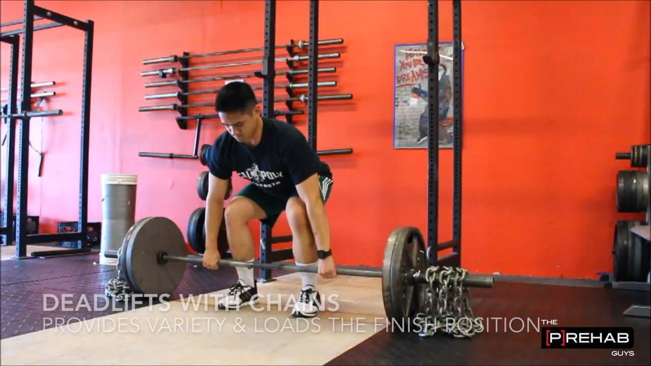 Deadlift With Chains - [P]rehab