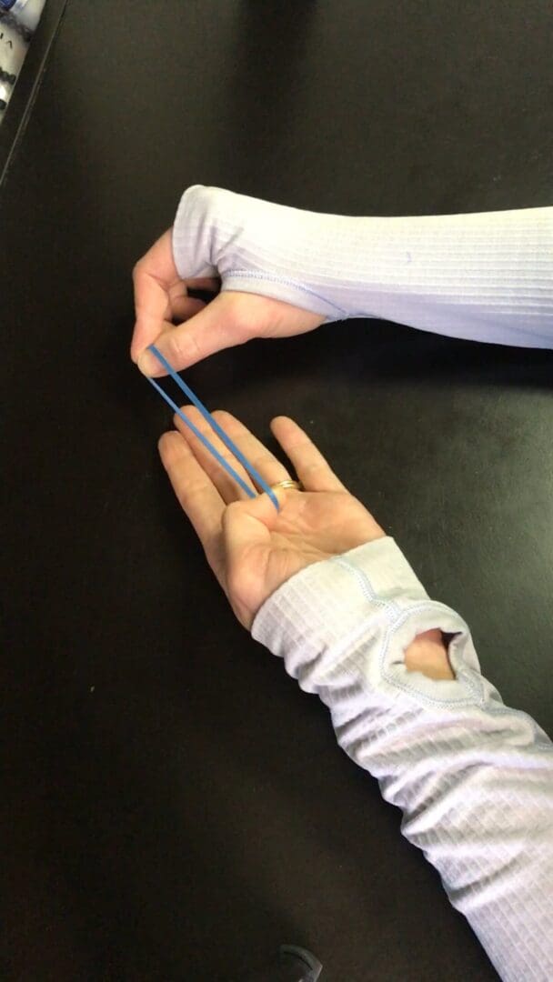 Thumb Flexion - Resisted, Band - [P]rehab