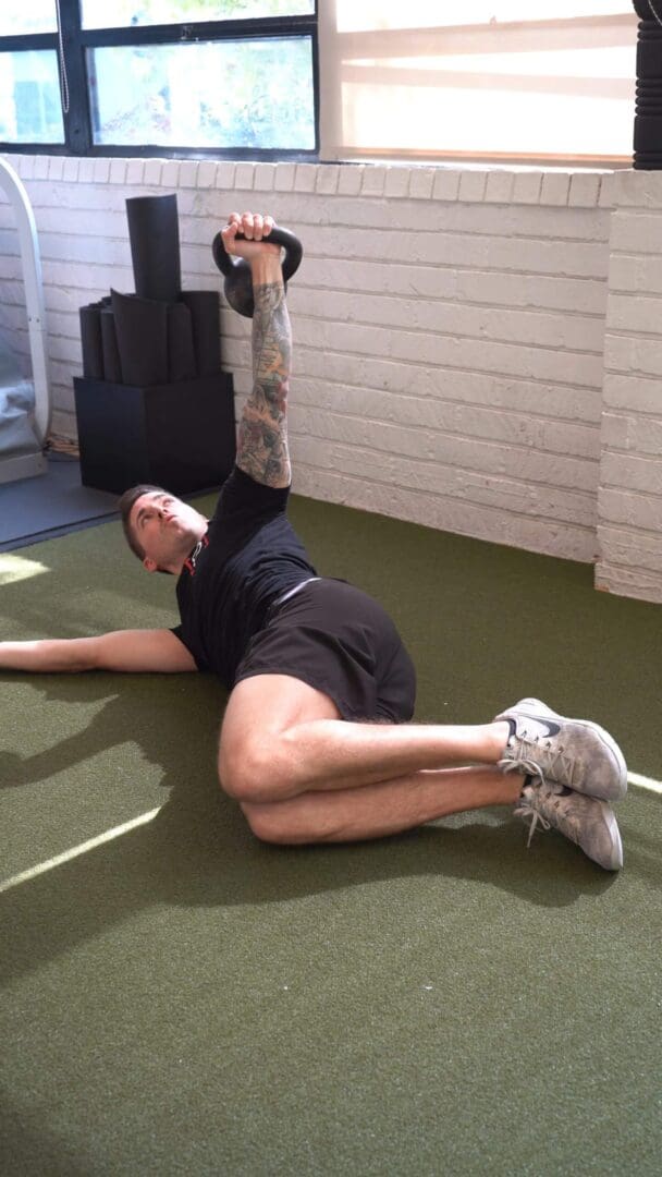 Arm Bar Half Rotation, Kettlebell [P]rehab