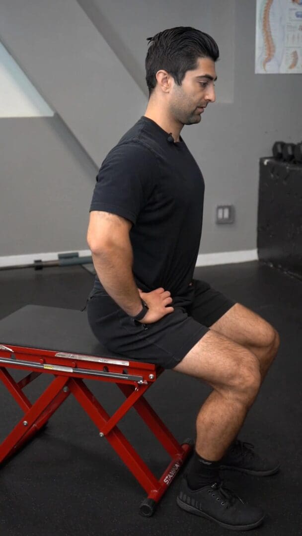 Seated Pelvic Tilt - [P]rehab