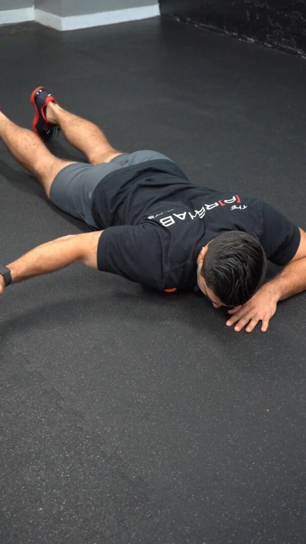 Prone Pec Soft Tissue Mobilization - Lacrosse Ball - [P]rehab