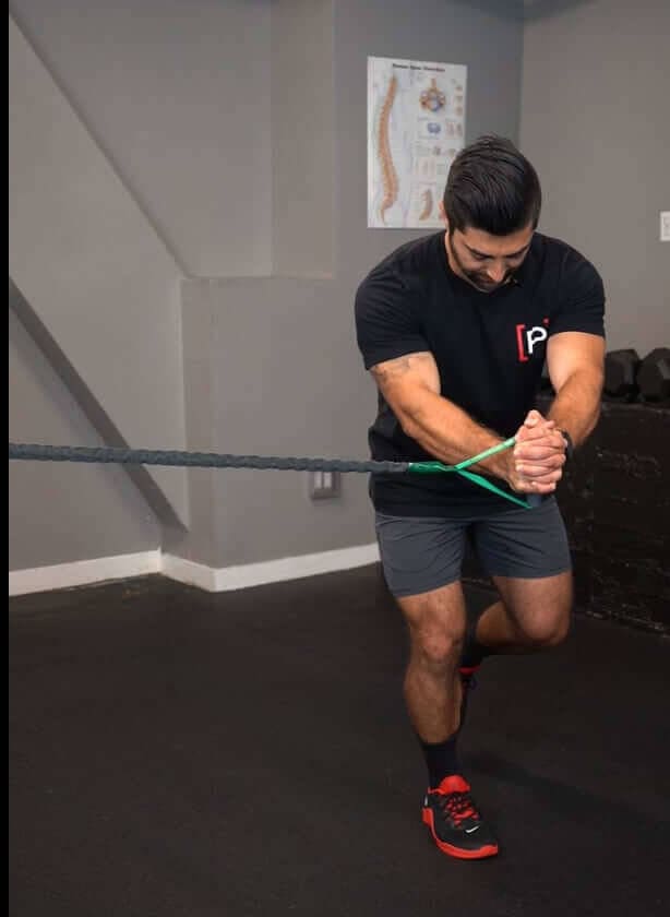 Single Leg Balance - Band, Anti-Inversion - [P]rehab