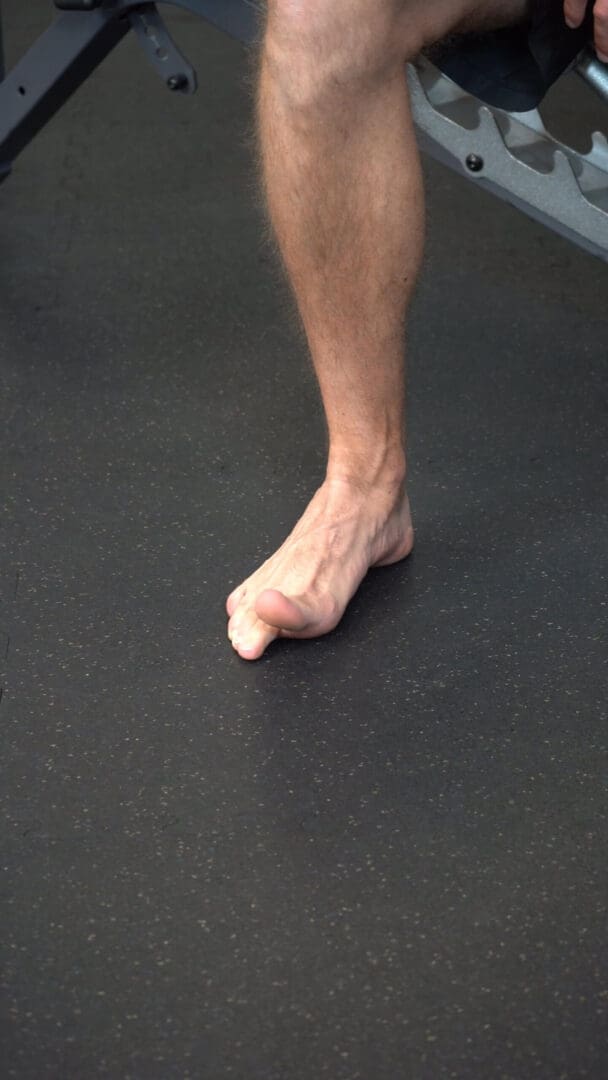 Big Toe Extension AROM P rehab