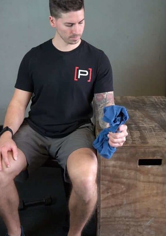 Towel Squeeze Elbow Bent, Neutral [P]rehab