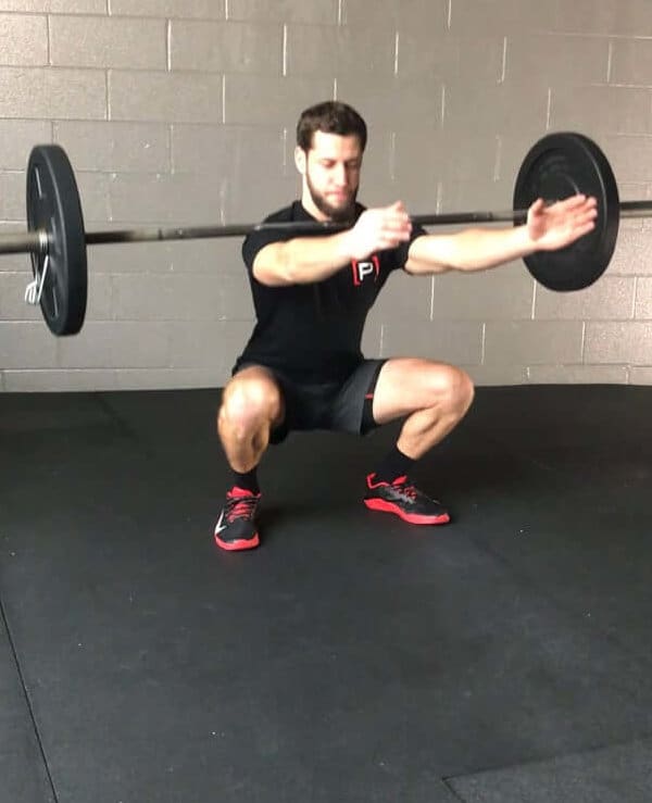 Zombie Front Squat - Barbell - [P]rehab