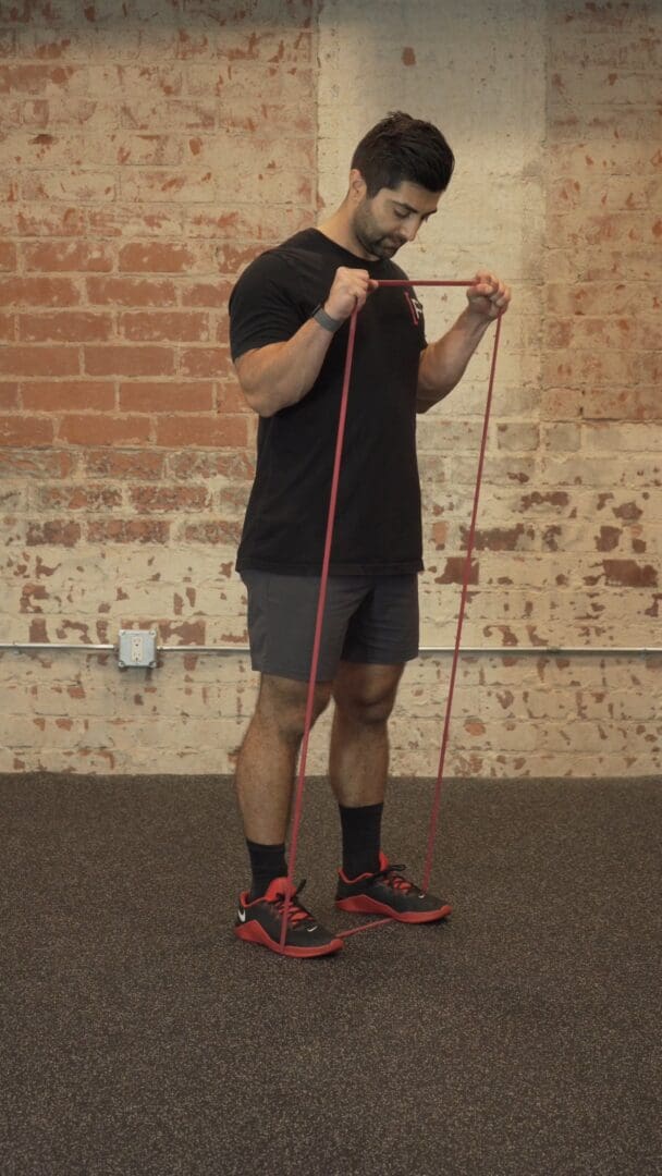 Bicep Curl Pronated Grip, Band [P]rehab