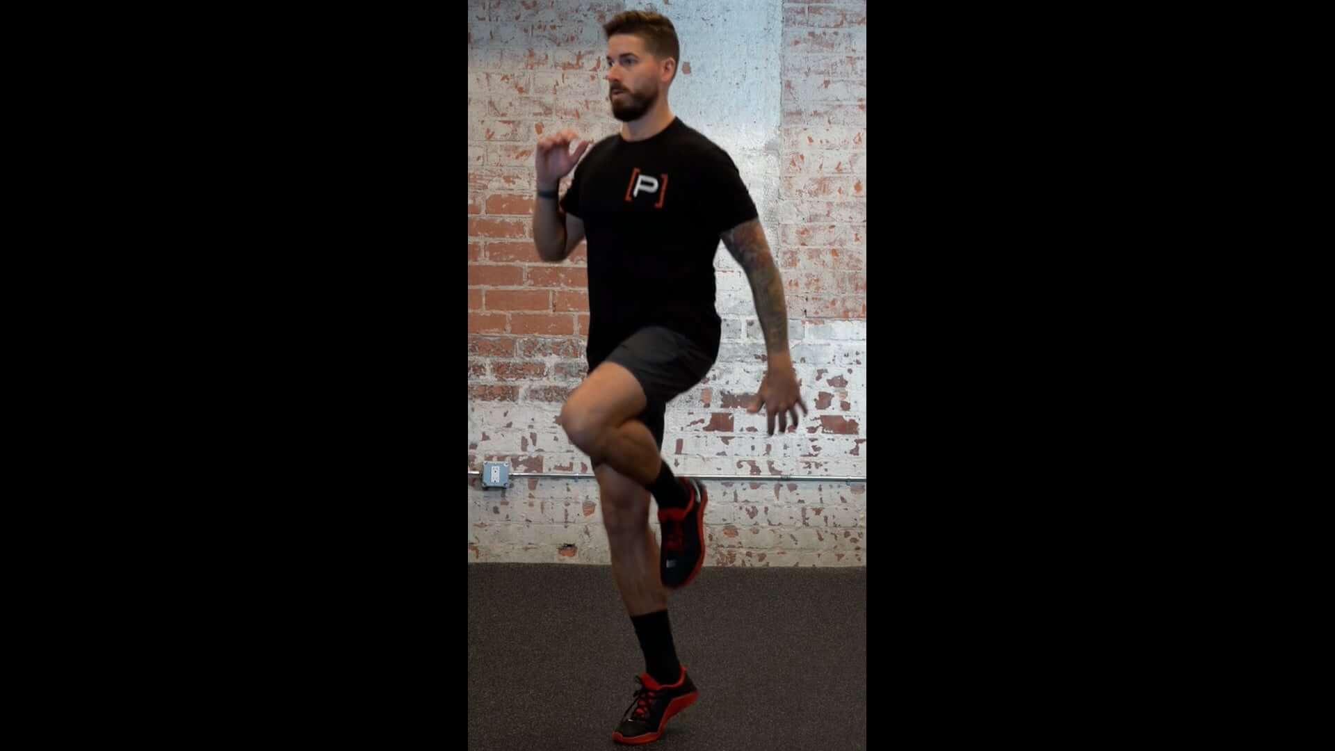 Single Leg Squat Heel Raise P rehab