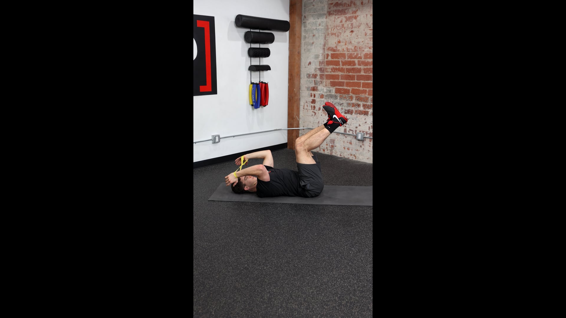 Tabletop Shoulder External Rotation - Band, Press - [p]rehab